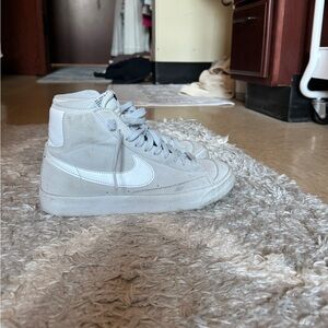 Suede high top blazers